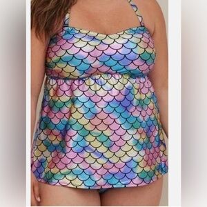 Torrid Mermaid Scales Tankini Top